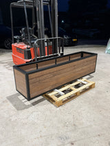 Plantenbak Staal & Hardhout op Maat