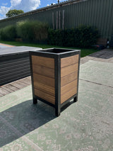 Plantenbak Staal & Hardhout op Maat