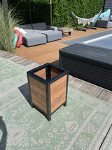 Plantenbak Staal & Hardhout op Maat